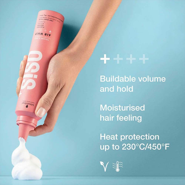 Schwarzkopf Osis Plus Volume And Body Air Whip Flexible Mousse 200ml - Afro Hair Boutique