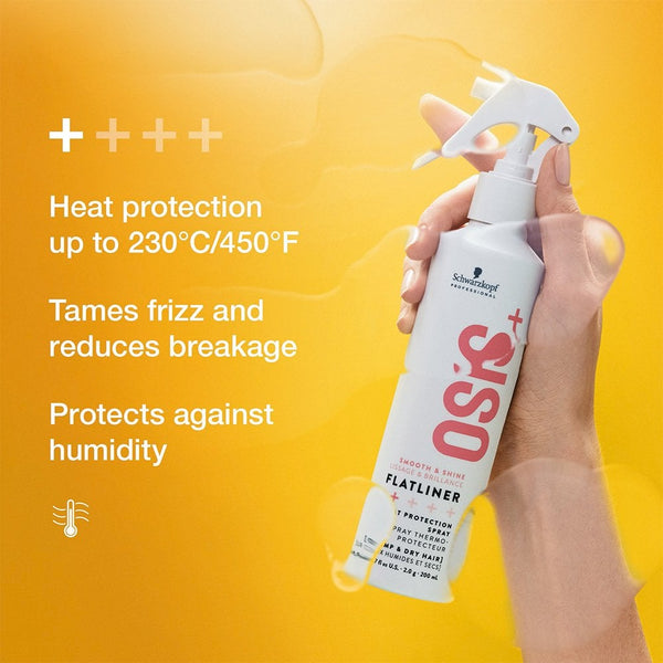 Schwarzkopf Osis+ Plus Flatliner Heat Protecting Spray 200ml - Afro Hair Boutique
