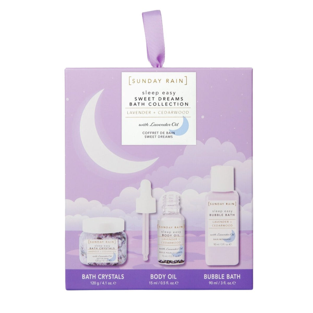 Sunday Rain Lavender And Cedarwood Sweet Dreams Bath Collection