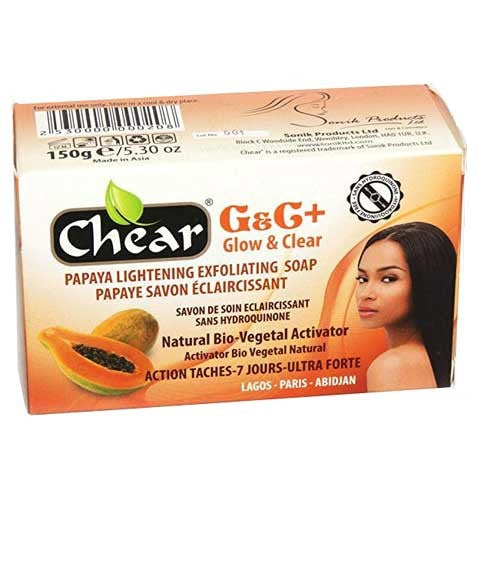 Chear  G And G Plus Glow And Clear Papaya Soap 