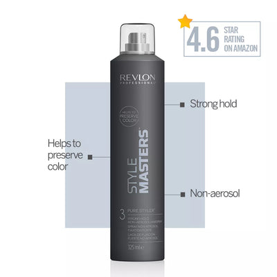 Revlon Style Masters Pure Styler 3 Strong Hold Hairspray 325ml