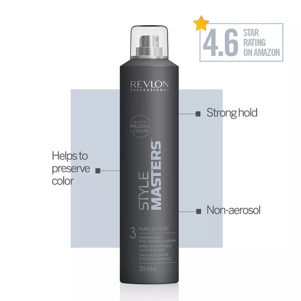 Revlon Style Masters Pure Styler 3 Strong Hold Hairspray 325ml - Afro Hair Boutique