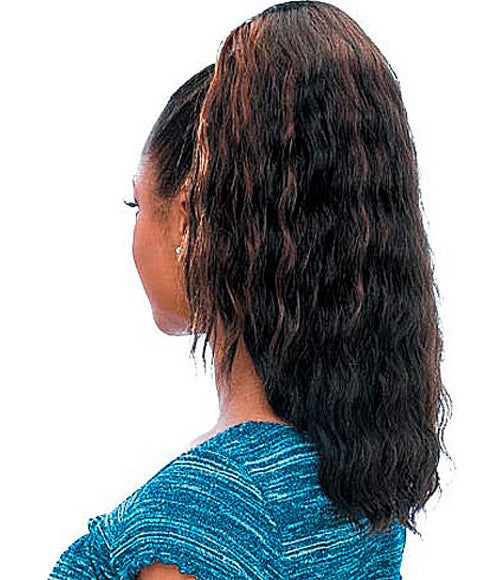 Model Model Glance Drawstring Ponytail Syn Super Wave