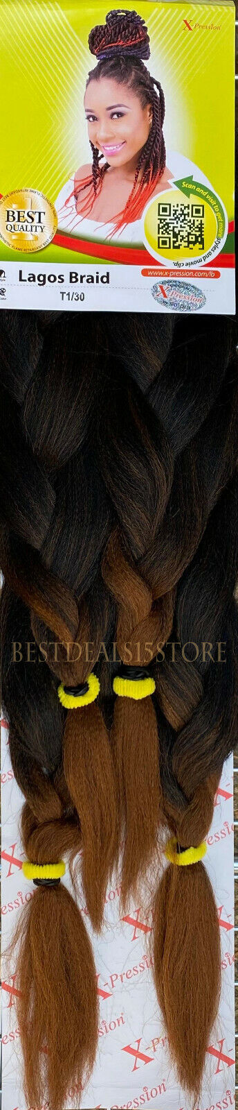 X Pression Syn Lagos Braid - Afro Hair Boutique