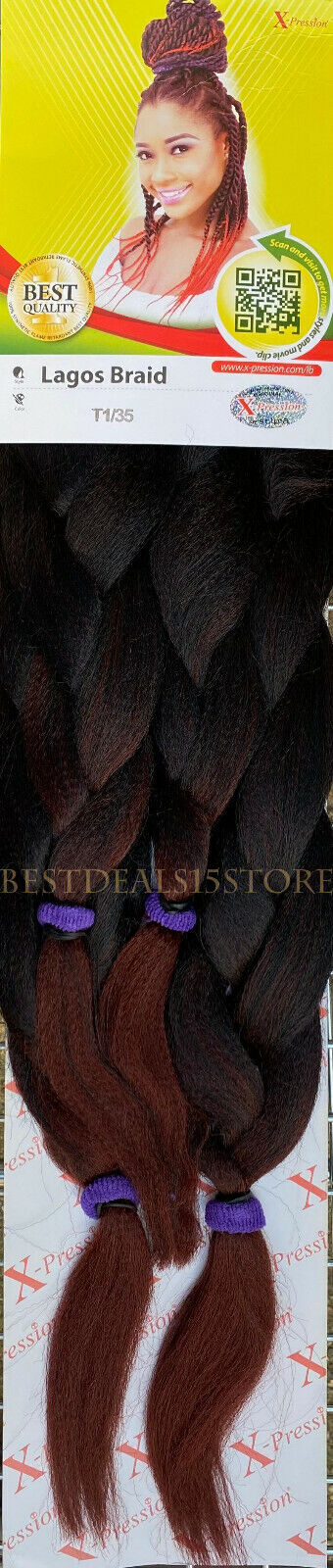X Pression Syn Lagos Braid - Afro Hair Boutique