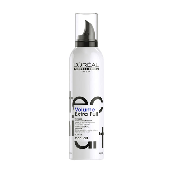 Loreal Paris Loreal Tecni Art Full Volume Extra Strong Hold Mousse Force 5 250ml - Afro Hair Boutique