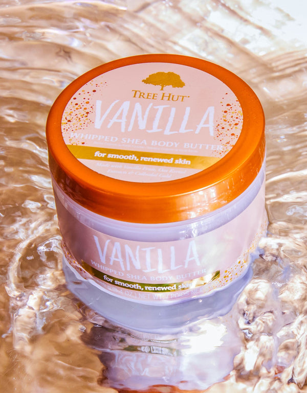 Tree Hut Vanilla Whipped Shea Body Butter 240g - Afro Hair Boutique
