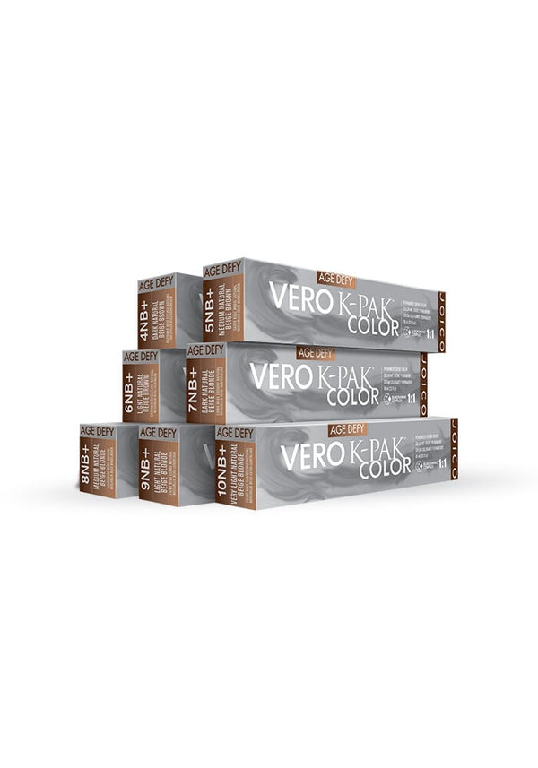 Joico Vero K Pak Age Defy Natural Brown Permanent Creme Color 74ml - Afro Hair Boutique
