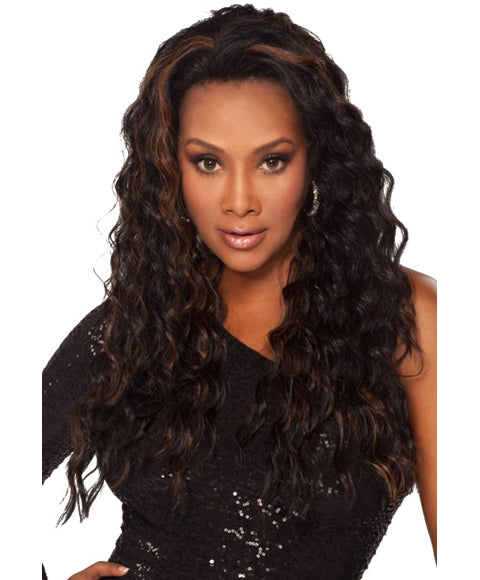 Vivica Fox Pure Stretch Cap Syn Augusta V Deep Lace Front Wig