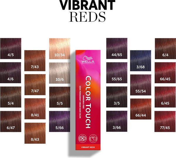 Wella Color Touch Vibrant Reds 60ml - Afro Hair Boutique
