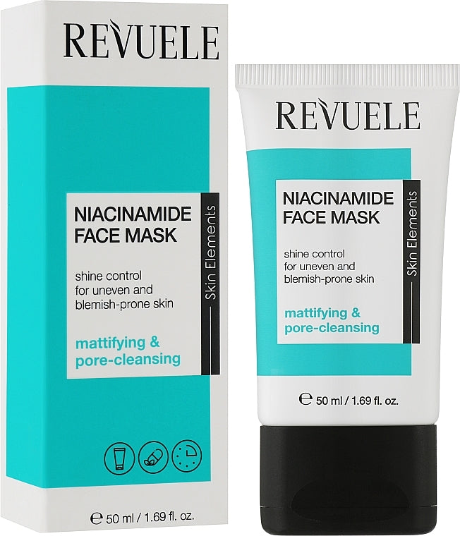 Revuele Skin Elements Niacinamide Face Mask 50ml - Afro Hair Boutique