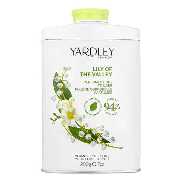 Yardley Lily Of The Valley Perfumed Body Powder 50g / 200g - Afro Hair Boutique