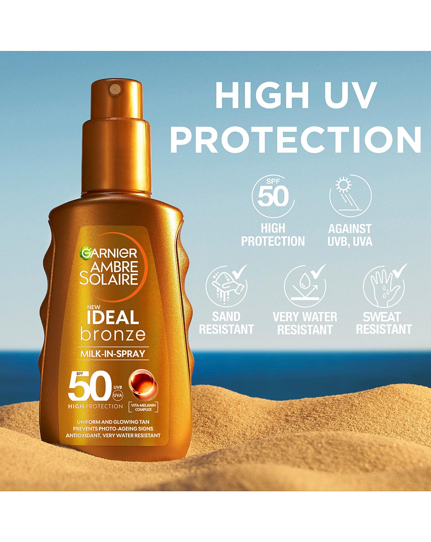 Garnier Ambre Solaire Ideal Bronze Milk In Spray 50SPF 150ml