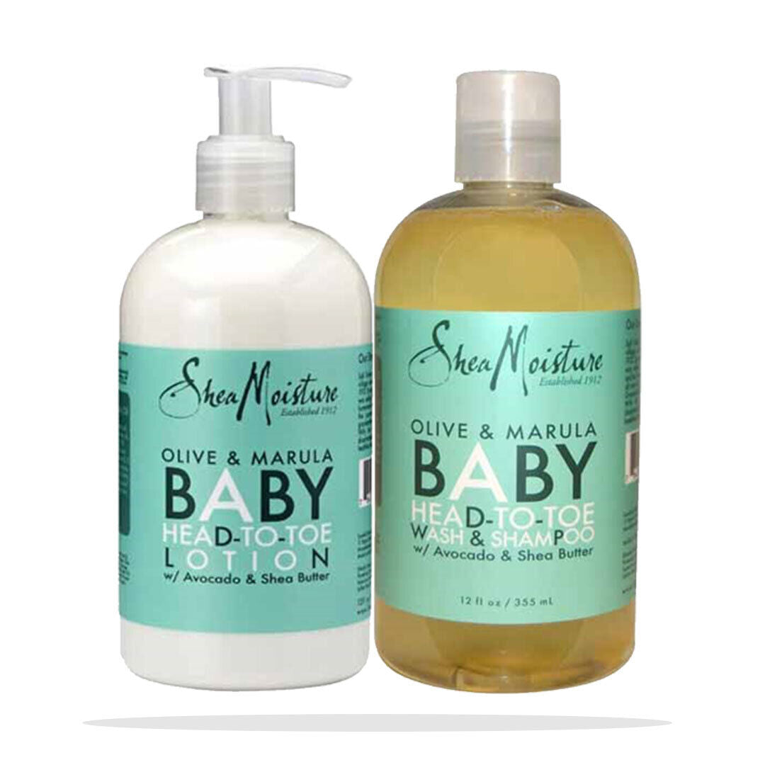 Shea Moisture Kids | Olive Oil And Marula Baby Head To Toe | Full Range