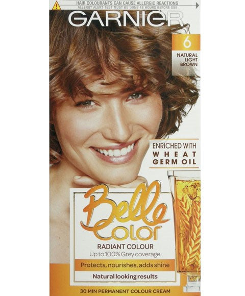 Garnier Belle Color Creme Permanent 6 Natural Light Brown