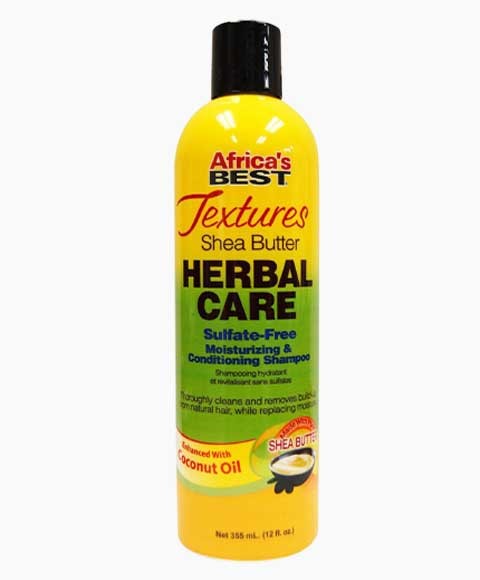 Africas Best  Textures Shea Butter Herbal Care Shampoo