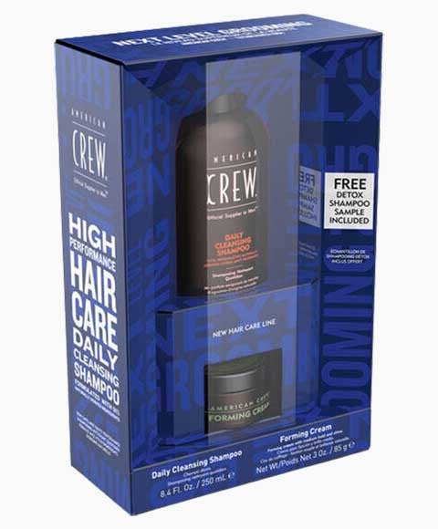 American Crew Next Level Grooming Shampoo And Forming Cream Duo Gift Set