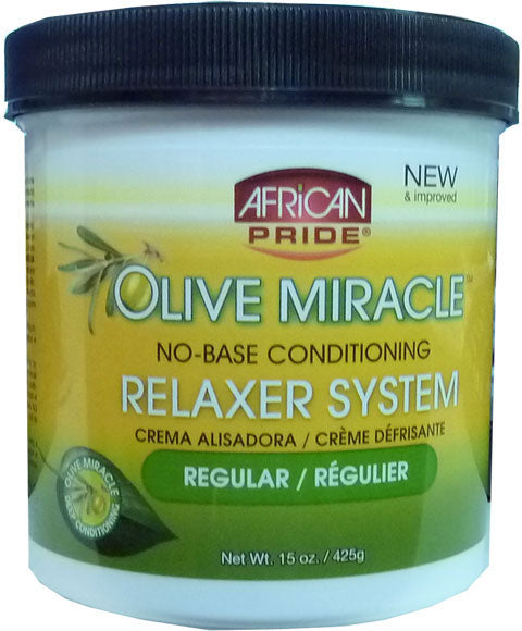 African Pride Olive Miracle No Base Conditioning Relaxer System