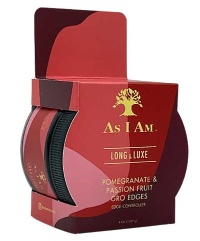 As I Am Long And Luxe Pomegranate Passion Fruit Gro Edges Controller 137g