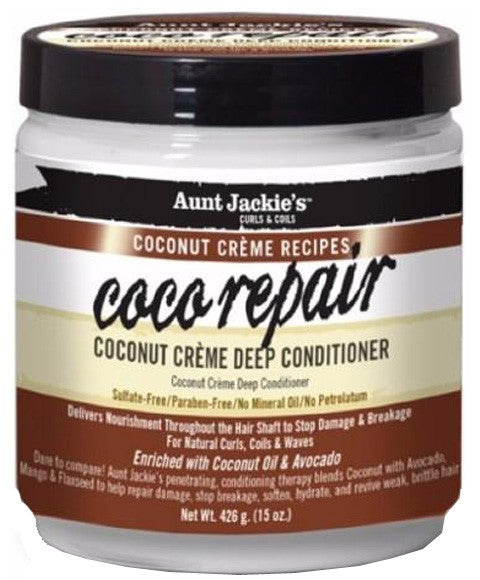 Aunt Jackies  Coco Repair Coconut Creme Deep Conditioner