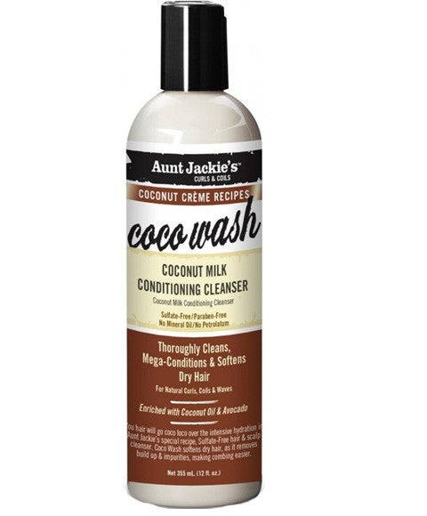 Aunt Jackies  Coco Wash Coconut Milk Conditioning Cleanser