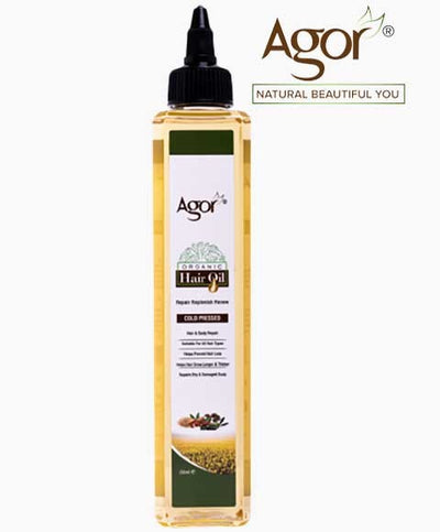 Agor Organic Cold Pressed Hair Oil 250ml