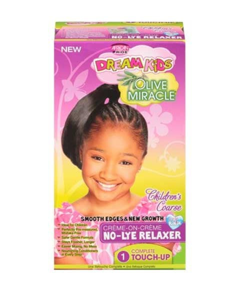 African Pride Dream Kids Olive Miracle Creme On Creme No Lye Relaxer Touch Up