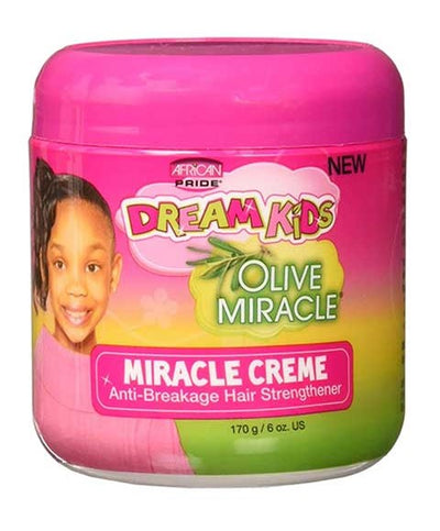 African Pride Dream Kids Olive Miracle Anti Breakage Hair Miracle Cream 170g