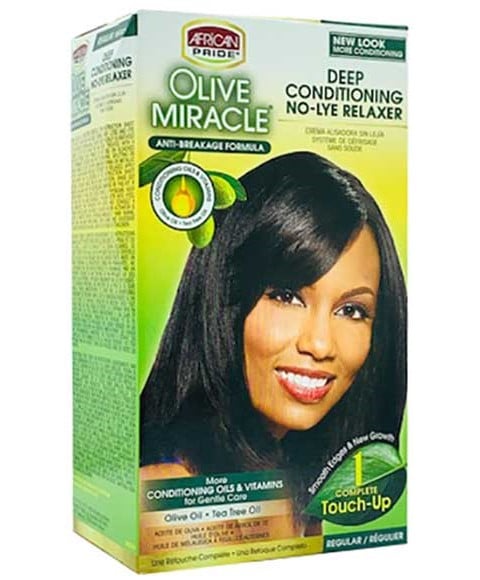 African Pride Olive Miracle Deep Conditioning No Lye Relaxer