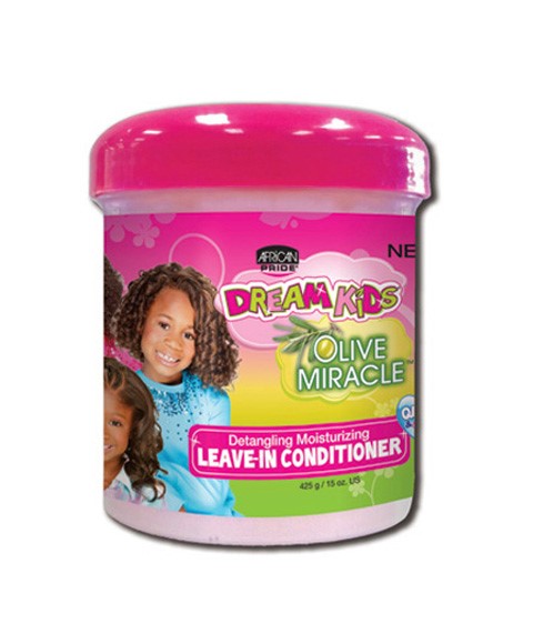 African Pride Dream Kids Olive Miracle Detangling Leave In Conditioner 