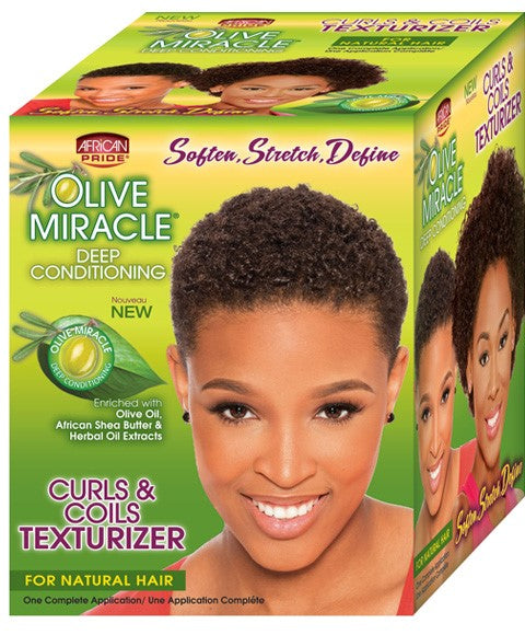 African Pride Olive Miracle Deep Conditioning Curls And Coils Texturizer