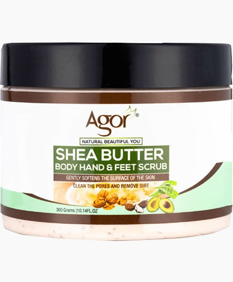 Agor  Shea Butter Body Hand And Feet Scrub