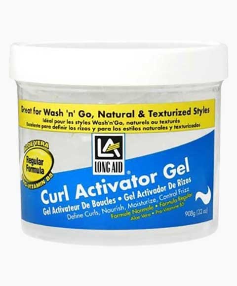 Ampro Long Aid Curl Activator Gel With Aloe Vera Regular Formula