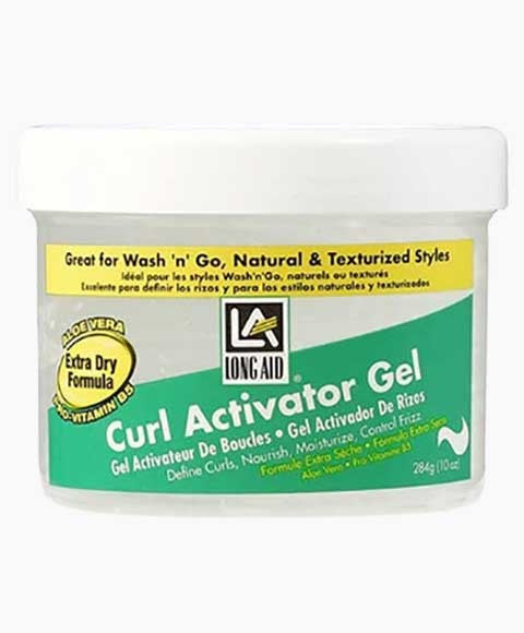 Ampro Long Aid Curl Activator Gel With Aloe Vera Extra Dry