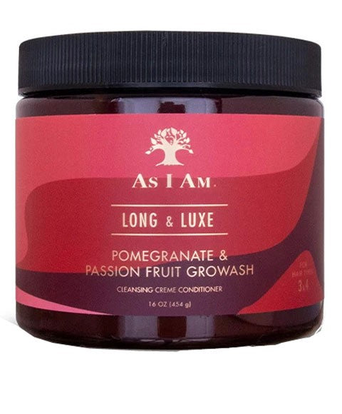 as I am Long And Luxe Growash Cleansing Creme Conditioner