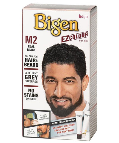 Bigen Men EZ Colour For Beard And Hair M2 Real Black