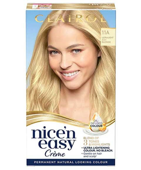 Clairol Nice N Easy Creme Permanent Colour 11A Ultra Light Ash Blonde