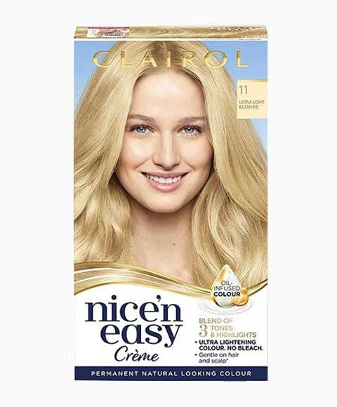 Clairol Nice N Easy Creme Permanent Color 11 Ultra Light Blonde