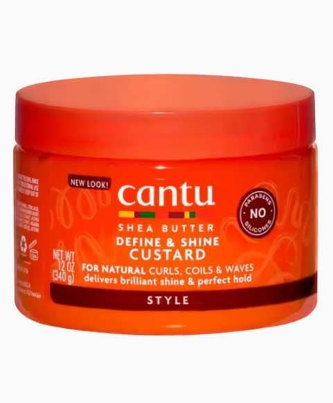 cantu hair products Shea Butter Define And Shine Custard