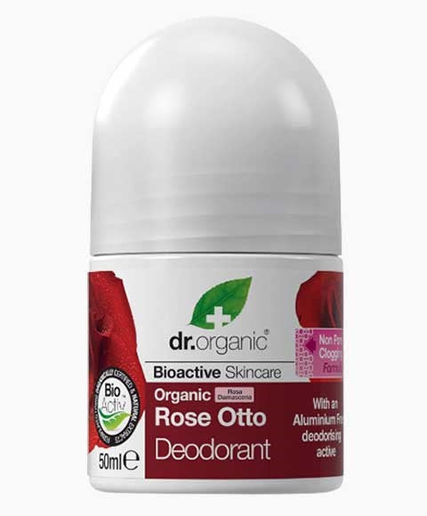Dr Organic Bioactive Skincare Organic Rose Otto Deodorant Roll On