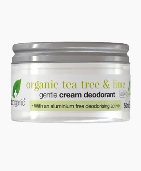 Dr Organic Organic Tea Tree And Lime Gentle Cream Deodorant