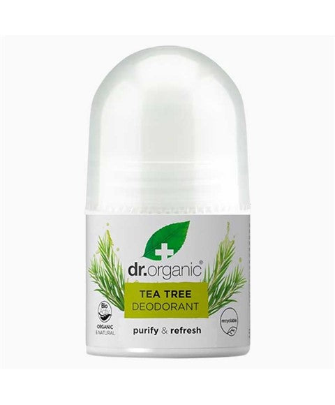 Dr Organic Bioactive Skincare Organic Tea Tree Deodorant Roll On