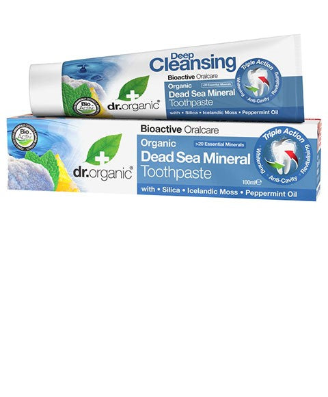 Dr Organic Bioactive Oralcare Organic Dead Sea Mineral Toothpaste