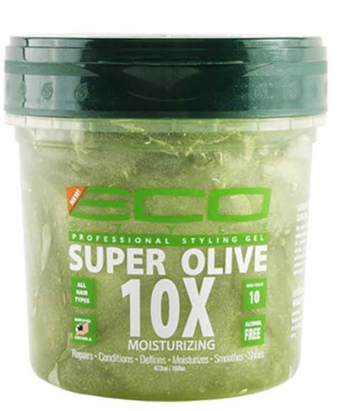 Ecoco Eco Super Olive 10X Hair Moisturising Styling Gel 