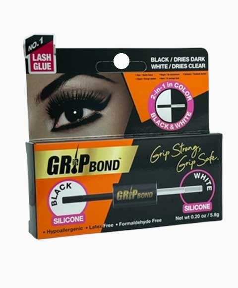 EBIN New York Grip Bond 2In1 Black And White Silicon Eye Lash Adhesive