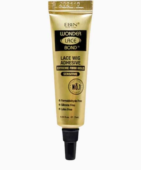 EBIN New York Wonder Lace Bond Lace Wig Adhesive Extreme Firm Hold Tube Sensitive