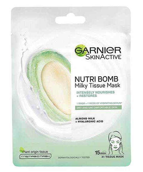 Garnier Skin Active Nutri Bomb Milky Tissue Mask With Almond Milk