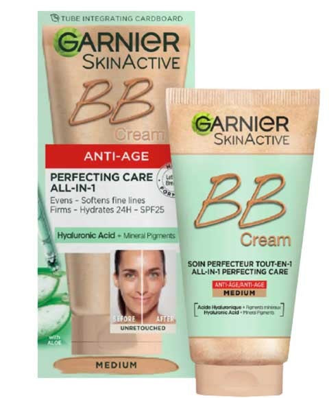 Garnier Skin Active Anti Age Perfecting Care All In 1 BB Cream Medium