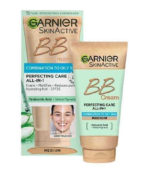 Garnier Skin Active Combination To Oily Skin Perfecting Care All In 1 Medium