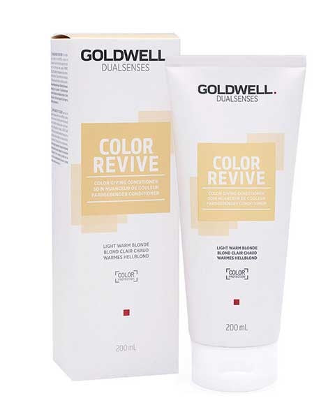Goldwell Color Revive Color Giving Conditioner Light Warm Blonde